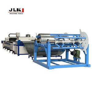 Automatic Uncoiling and Feeding Fiber Laser Cutting Production Line