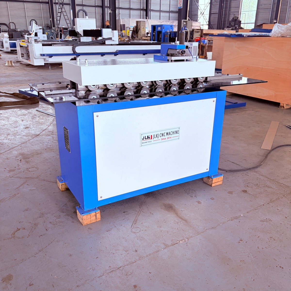 S Cleat Lock Forming Machine Workshop Perspective View
