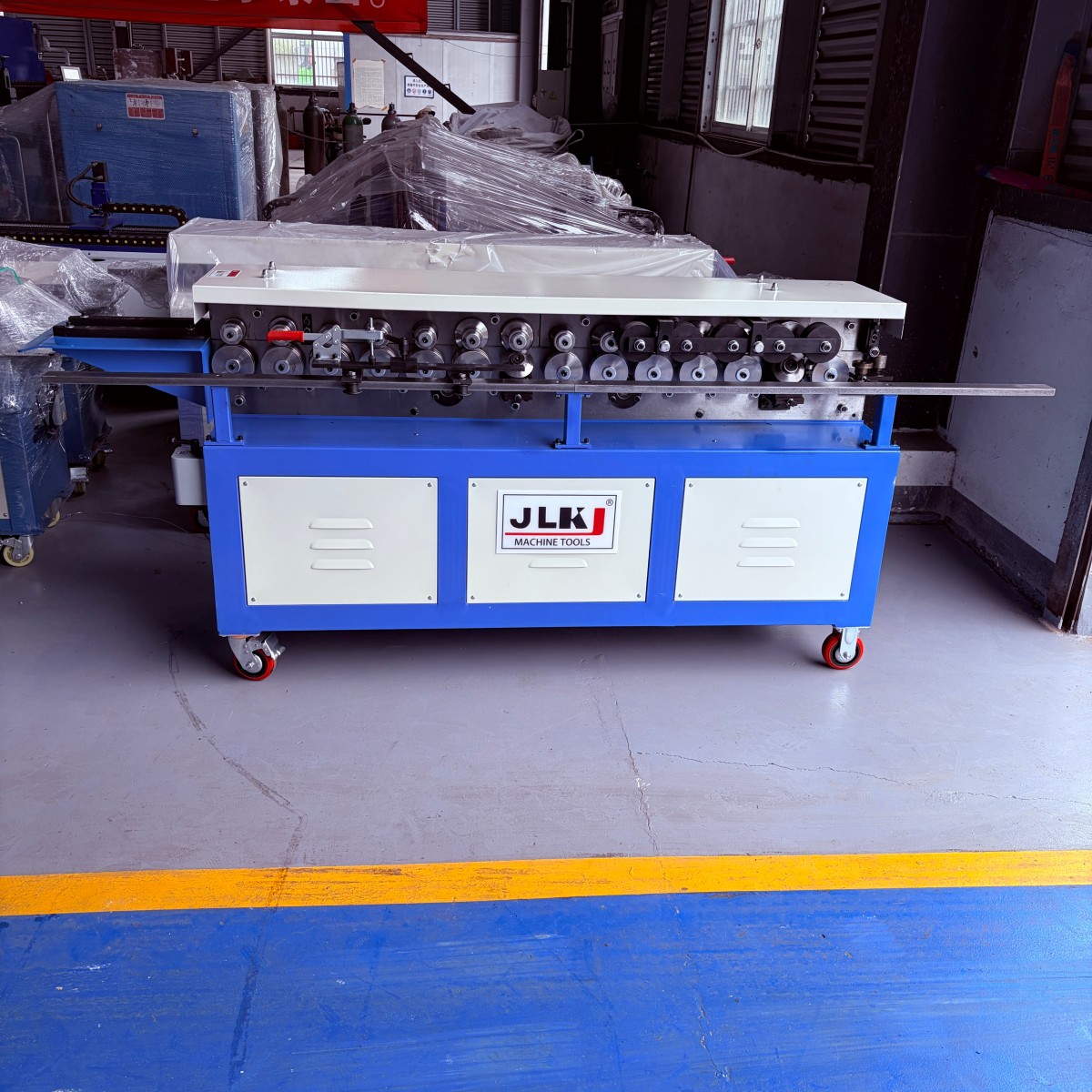 TDF Flange Forming Machine Workshop Front View