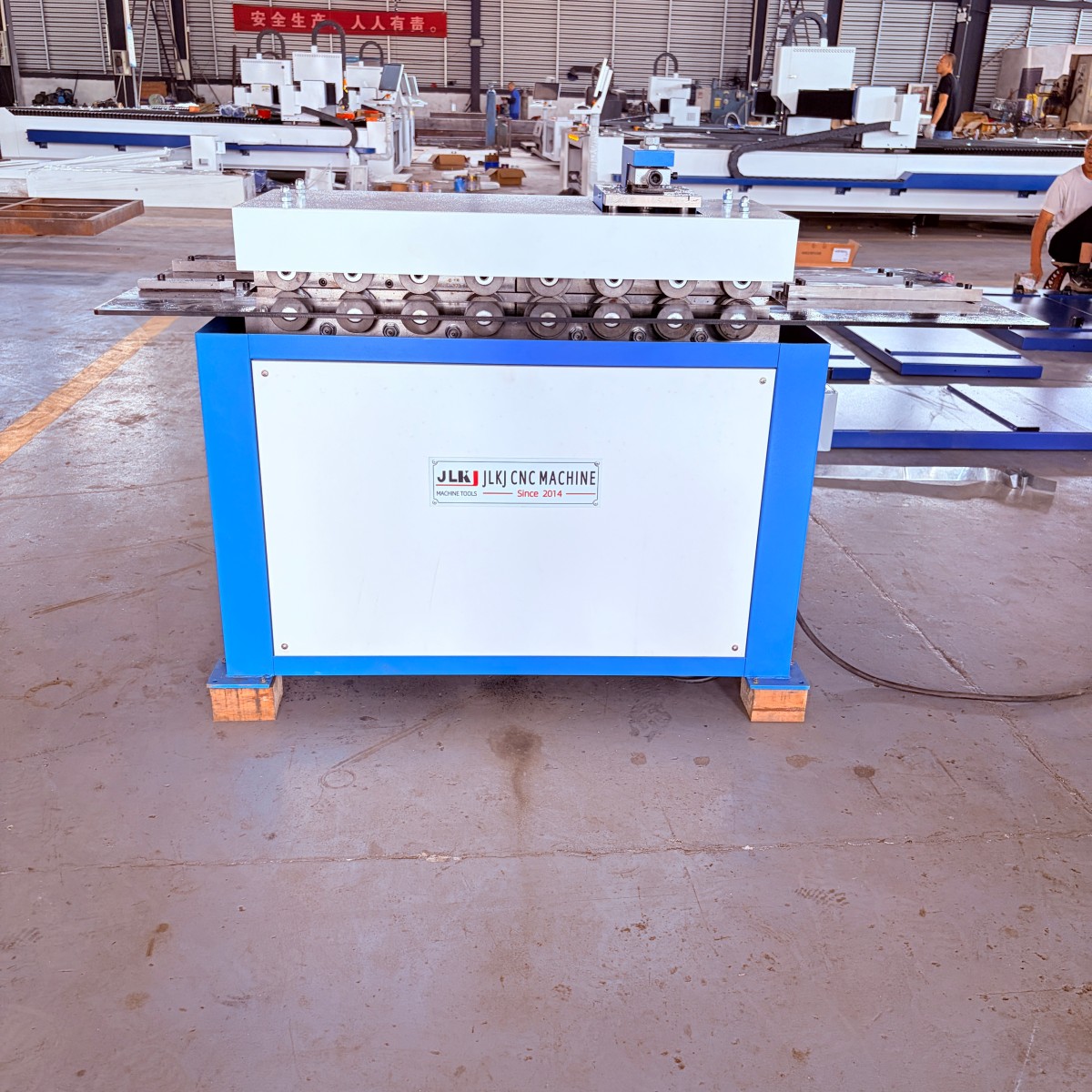 S Cleat Lock Forming Machine Front Panel View