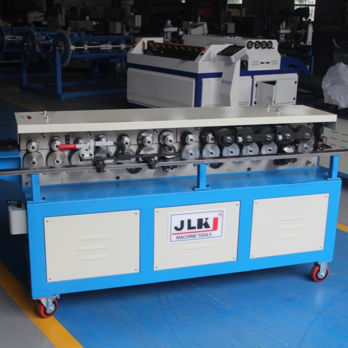 TDF Flange Roll Forming Machine Clean Front Shot