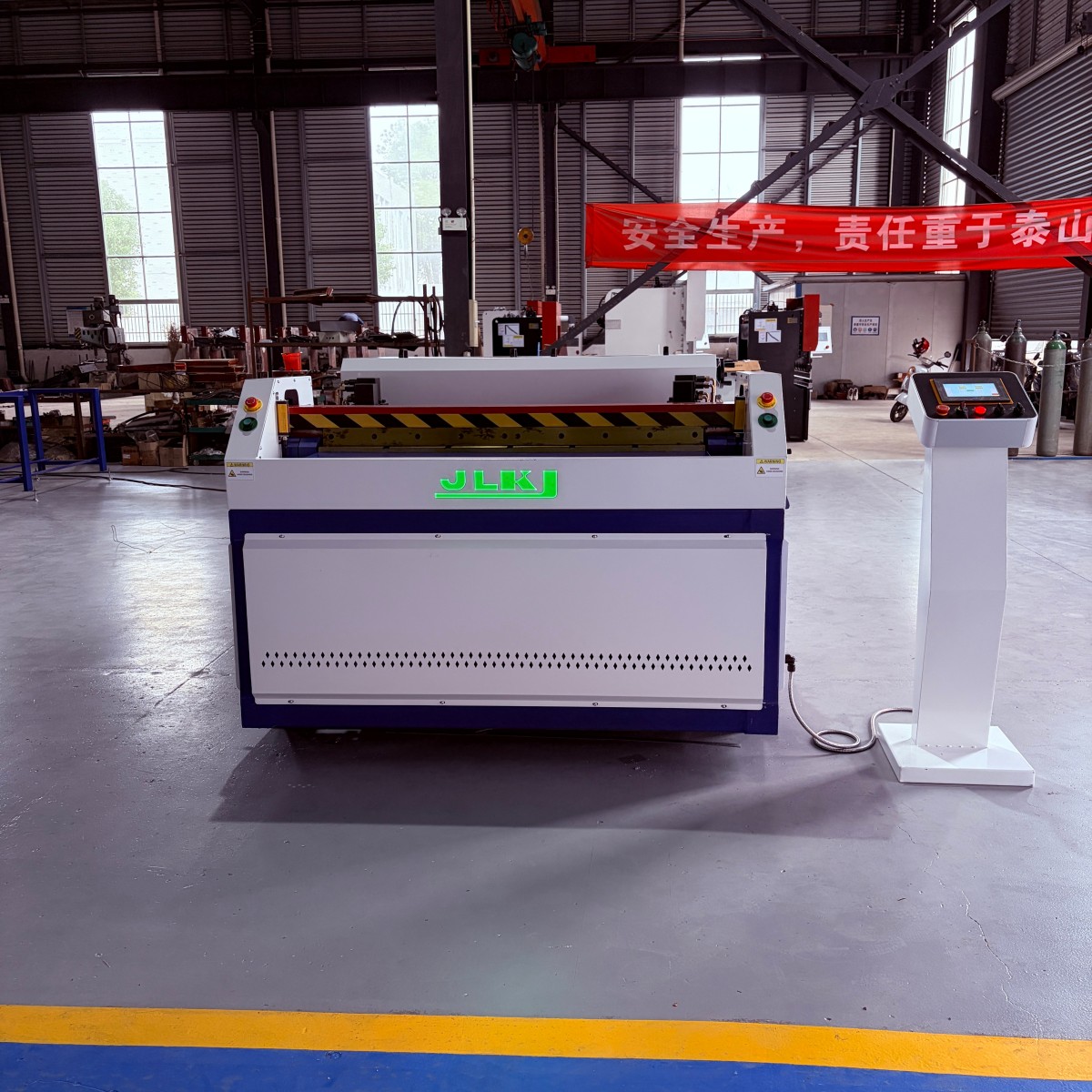 Auto Duct Line 3 Main Leveling and Shearing Machine