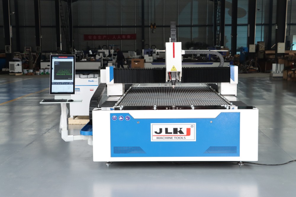 Open Type Fiber Laser Metal Sheet Cutter Front View
